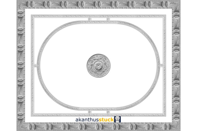 DS 05 Stuckdecke „Invalidenstr.“ -Variante 1- | Gründerzeit (Deckengröße: 500 x 400 cm)