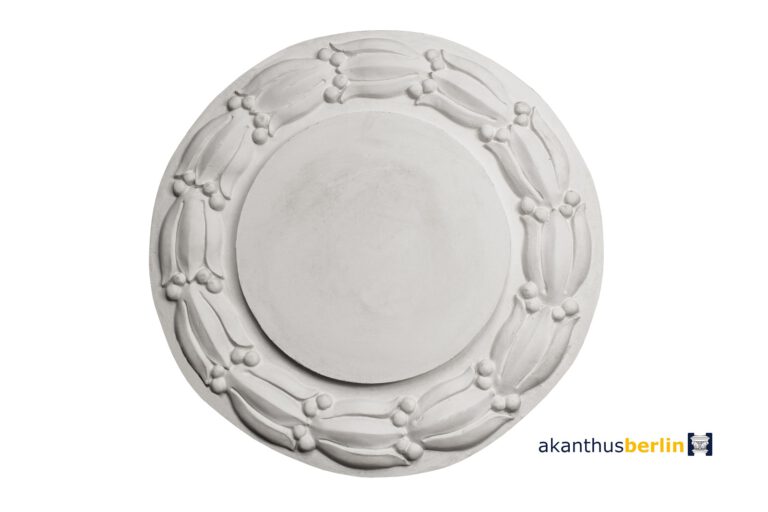 RO 40 Rosette Lorbeerkranz mit Beeren
