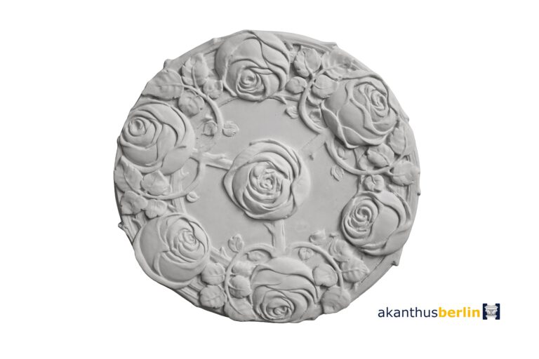 RO 57 Rosette mit Rosenornamentik