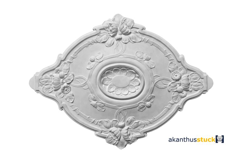 RO 62 Rosette, Oval, mit Seerosen im Jugendstil