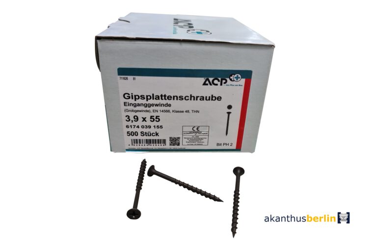 Schnellbauschrauben 3,9 x 55 mm Grobgewinde | 500 Stk