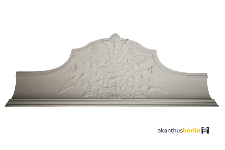 EC 97 Eckgesims Distel Mittige Ausführung im Jugendstil