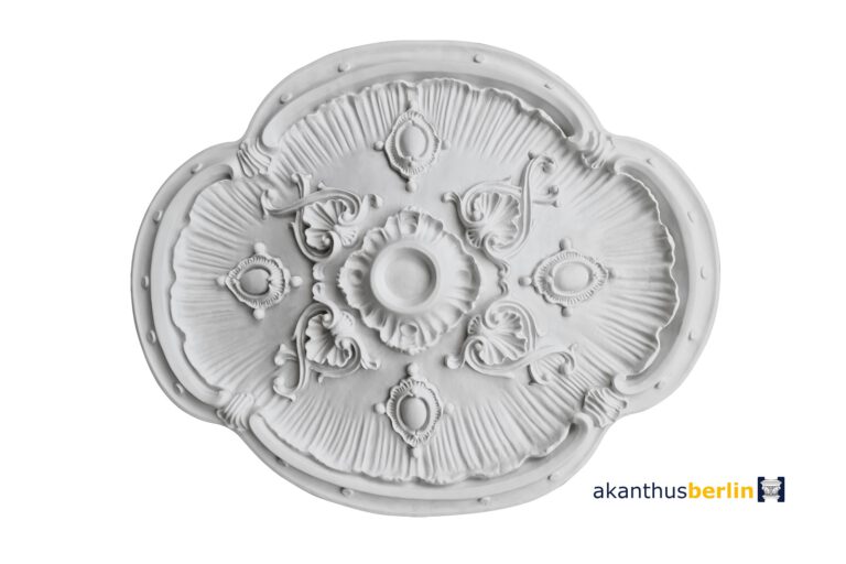 RO 71 Rosette, Oval, Große Rocaille im Stil des Barock