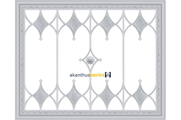 DS 42 Stuckdecke „Schloss Reichenow Serie“ EC41 | Gotik (Deckengröße: 500 x 400 cm)