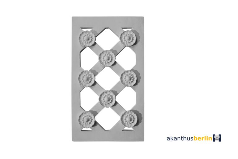 OP 59 Ornamentplatte Brüstungselement Blumengitter