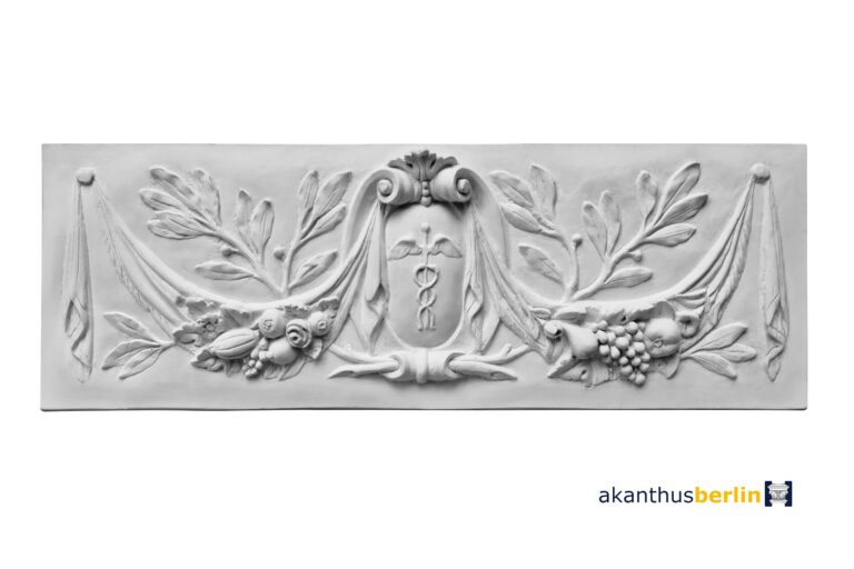 OP 43 Ornamentplatte Äskulapstab