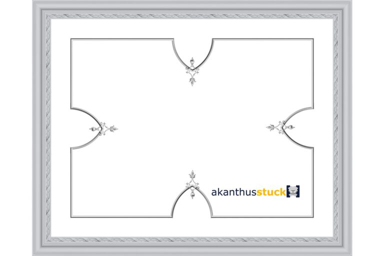 DS 36 Stuckdecke Augsburger Str. | Gotik (Deckengröße 500 x 400 cm)