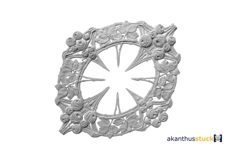 RO 91 Rosette Jugendstil Rosen