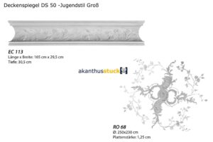 DS 50 Groß | Jugendstil (Deckengröße 500 x 400 cm)